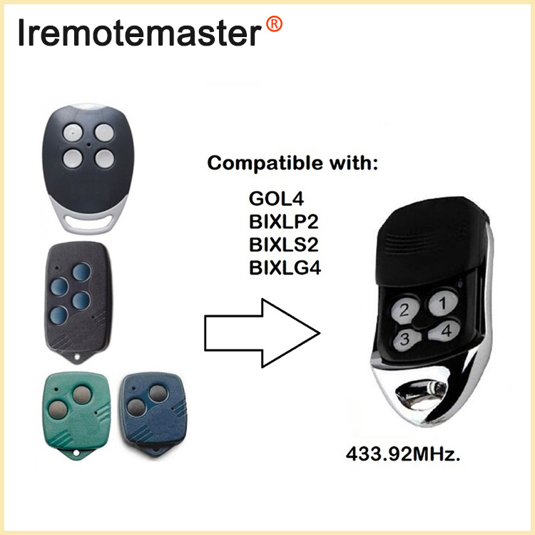 GOL4 Command Garage Door opener BIXLP2 BIXLS2 BIXLG4 සඳහා