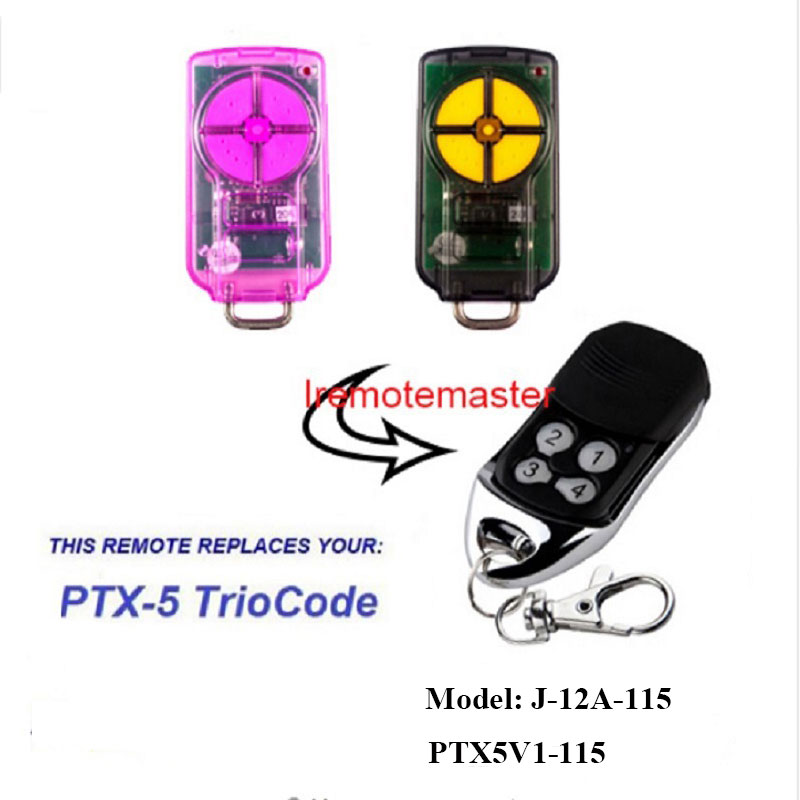 PTX5 V1 TrioCode Gate Remote Door Replacement 433.92MHz රෝලිං කේතය සඳහා